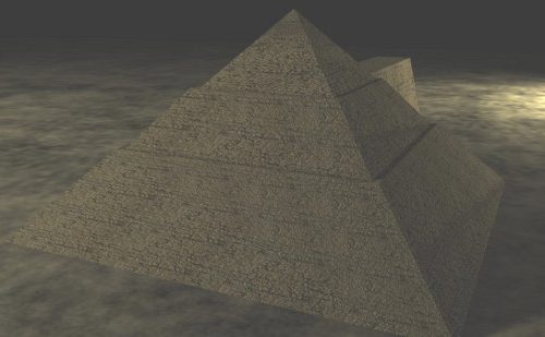 Visualizzazione 4D della valle delle Piramidi